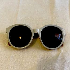Round White Sunglasses
